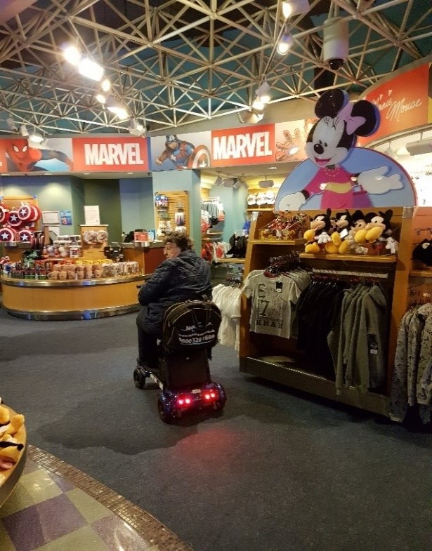 On Holiday At Euro Disney With The I3 Mobility Scooter