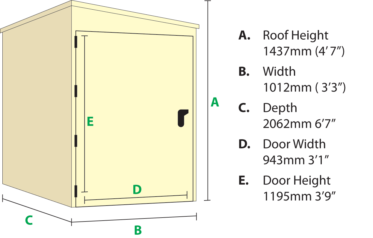 Metal Mobility Scooter Storage