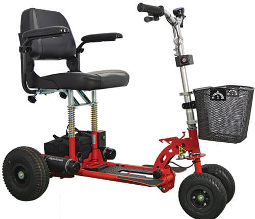 A red SupaScoota Sport XL A red SupaScoota Sport XL