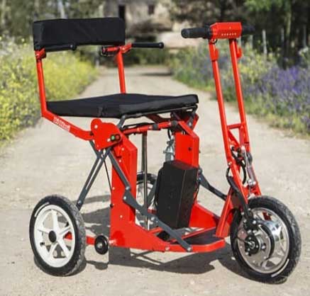 Red Di Blasi R30 on a pathway  Red Di Blasi R30 on a pathway